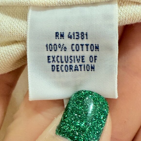 Ralph Lauren Polo Shirt Men's 2XL Tall Long Sleeve Heathered Cream Shirt - Picture 13 of 15